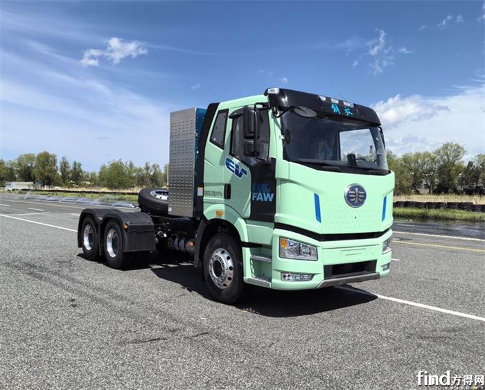 解放牌CA4250P66T1BEVA8純電動半掛牽引車